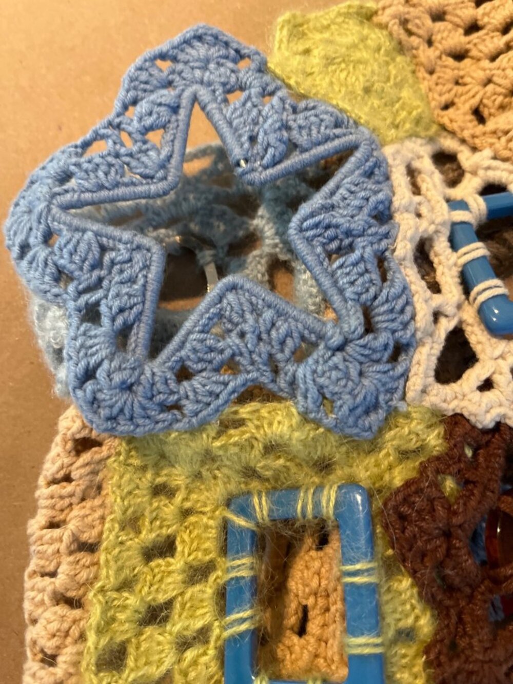 Crochet Patchwork Lirika Matoshi Top With Colorful Patterns & Cutouts - Picture 9 of 13